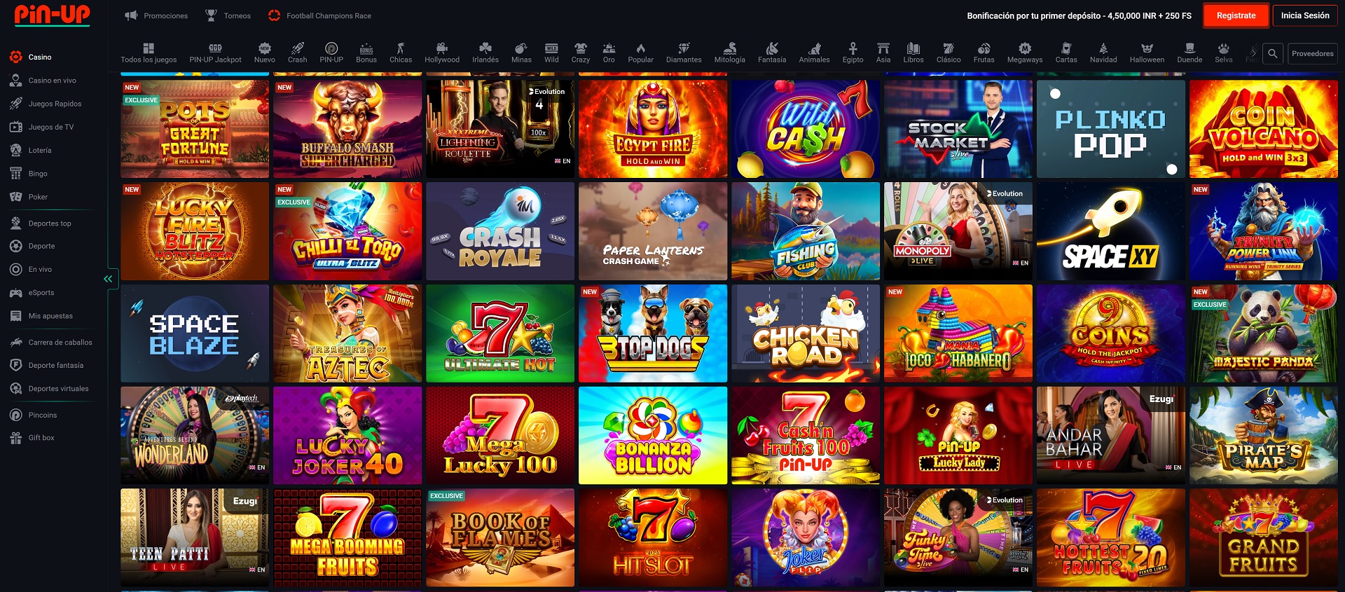 Pin-Up Chile - Plataforma de apuestas deportivas y casino online
